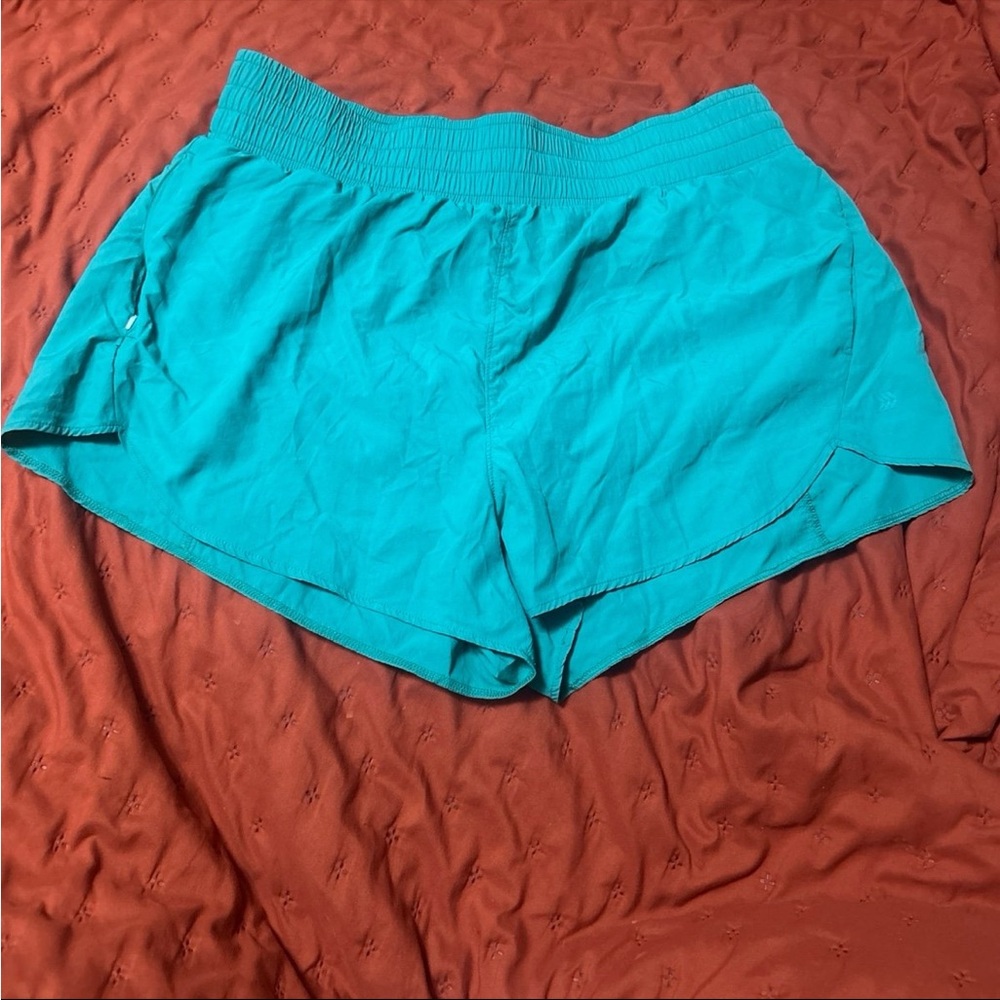 all in motion green Athletic Shorts